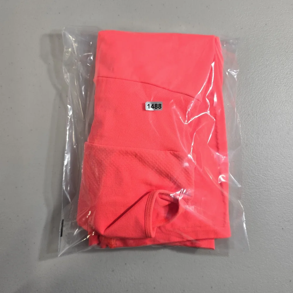 Free People Every Single Time Runsie Neon Coral Sz XS-S New